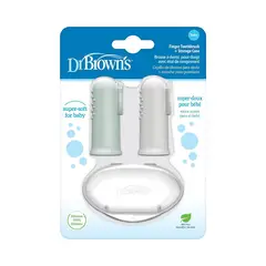 DR BROWNS - Set Cepillos en Silicona Dientes Bebe