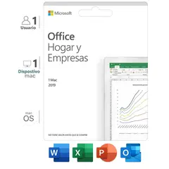 MICROSOFT - Office Hogar y Empresas 2019 1 Mac Original