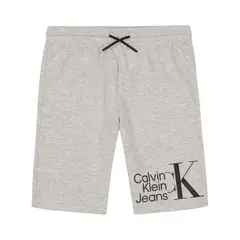 CALVIN KLEIN - Bermuda Con Logo Gris Para Niño