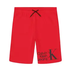 CALVIN KLEIN - Bermuda Con Logo Rojo Para Niño