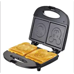SOKANY - Tostadora Waflera Y Sandwichera Con Figuras