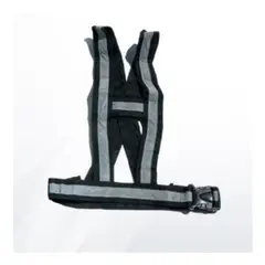 GENERICO - TIRAS PARA MOTO REFLECTIVAS NEGRA