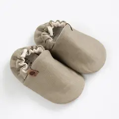 LELE PO - Zapatos para Bebé Casual Pardo Suela de cuero_.