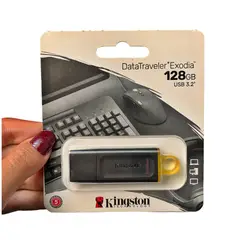 KINGSTON - Memoria Usb 128gb Usb 3.2 Negro