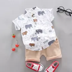 LUSOLSI - Pantalon niños ropa conjuntos prendas de vestir camisa elegantes