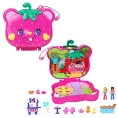 POLLY POCKET - Muñeca Estuche De Osito De Fresa