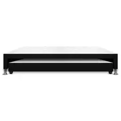 MAGIC CLASS - CAMA NIDO DUPLEX 140X190 MICROFIBRA NEGRO
