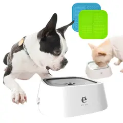 IMPORTADORA MAKA - Bebedero Anti goteo Anti salpicadura Perros + Tapete Antiestrés