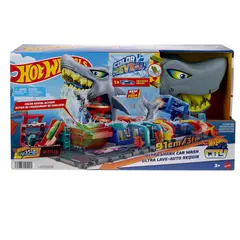 HOT WHEELS - City Pista Lavado De Autos Mega Tiburón