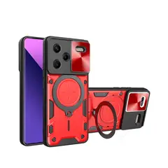 GENERICO - Estuche Proteccion Camara Con Soporte Para Xiaomi RedmiNote 13 ProPlus
