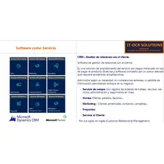 MICROSOFT - CRM - Dynamics 365 Field Service