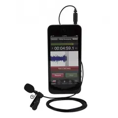 GENERICO - Microfono celular de solapa tipo trrs para celulares