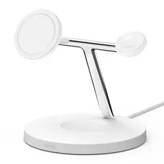 BELKIN - Cargador Inalámbrico 3en1 Magsafe 15w Boostcharge Pro