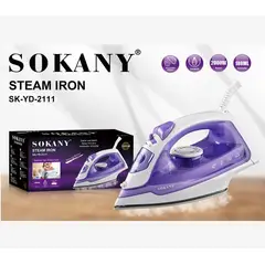 SOKANY - Plancha Para Ropa de Vapor 1200W