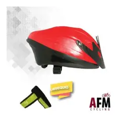 AFM - CASCO RACHET BICICLETA ROJO