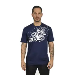 GOCO - Polo Audax para hombre estampada con bolsillo