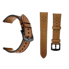 GENERICO - Pulso Cuero Compatible Samsung Gear S3 y Galaxy watch 46mm pulso 22mm