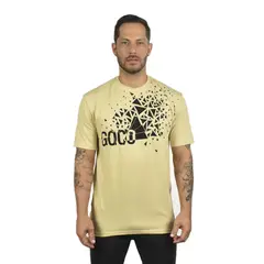 GOCO - Polo Audax para hombre estampada con bolsillo