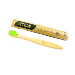 ECOTRADE - Cepillo De Dientes de Bambu Para Adulto Verde Lima