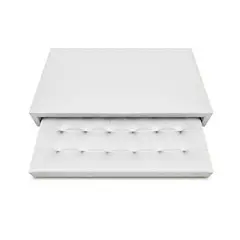 MAGIC CLASS - BASE CAMA NIDO JAFAR140X190 ECOCUERO BLANCO