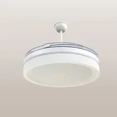 GENERICO - Abanico Ventilador de techo con iluminacion y bocina