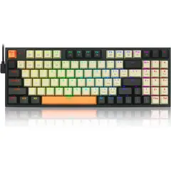 REDRAGON - Teclado Mecánico k636 CLO Switches Rojos Idioma USD