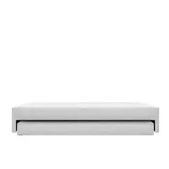 MAGIC CLASS - CAMA NIDO JAFAR DOBLE COLCHÓN140X190 MICROFIBRA BLANCO