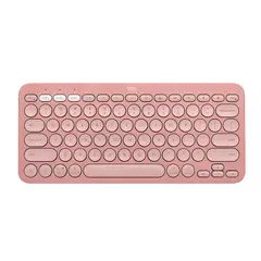 LOGITECH - Teclado Inalámbrico K380s Bluetooth Pebble Rosa