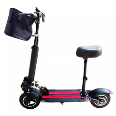 GENERICO - Scooter Eléctrica Sillin 500w Alarma Bloqueo Freno De Disco