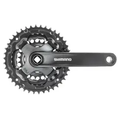SHIMANO - Tripe Plato Tourney TY301 48 38 28 Plato Biela
