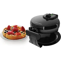 BLACK+DECKER - Waflera Giratoria Estilo Belga WM1000B