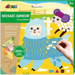 JUGANDO Y EDUCANDO - Set De Arte Y Manualidades Con Stickers Mosaico Animales