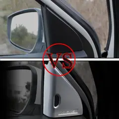 GENERICO - Accesorios nissan kicks cubierta de las puertas lado vidrios