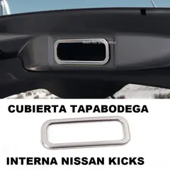GENERICO - Accesorios nissan kicks cubierta cromada tapa bodega