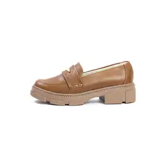 INCO - Mocasines Mujer Miel Camelia