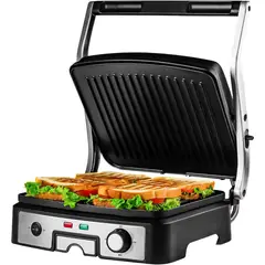 SANKEY - Sanduchera Panini Gourmet Acero Inoxidable