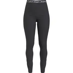 CALVIN KLEIN - Leggins Negro Milano Con Logo