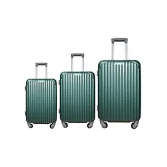 LLG LIULANGGOU - Set X3 Maletas De Viaje En Plástico (20 / 24 / 28 Pulgadas)