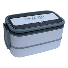 SHENGSHOU - Porta Comida Tupper Con Divisiones Tapa Hermética Libre Bpa.