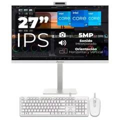JANUS - Computador All in One 24" – Intel Core i5 12400 – 8GB RAM – SSD 512GB –