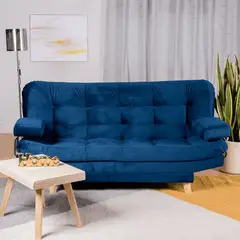 GENERICO - Sofá Cama Valencia Azul Petroleo 3 PTOS