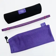 FIT AND FURY - Banda de poder larga resistencia media morada