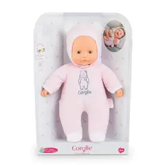 COROLLE - Bebe De Peluche Dulce Corazon De Oso Rosado