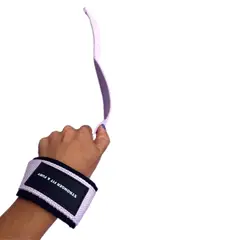 FIT AND FURY - Straps para levantamiento de peso gimnasio lila