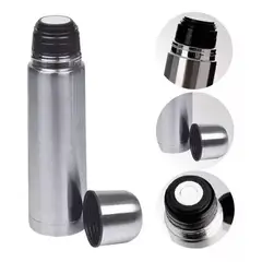 DIANSHENG - Termo Bala 1 Litro Acero Inoxidable Matero Pico Cebador Mate
