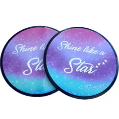 FIT AND FURY - Discos deslizantes doble cara estrellas