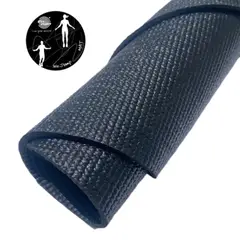 FIT AND FURY - MAT circular negro 1.40 m