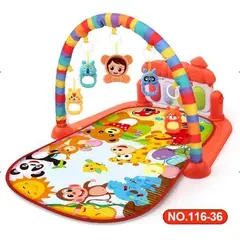 GENERICO - Gimnasio Para Bebe Didáctico Jirafa Naranja