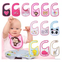 TIENDITA DEL BEBE IMPORTADORA MC - Baberos 6 Unid Bebe Niña Importados Alta Calidad Babero