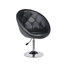 ICONICA HOME GALLERY - Silla Para Barra Tapizada Bon Negra